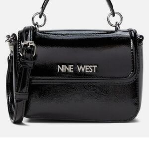 Nine West Glossy Black Mini Bag